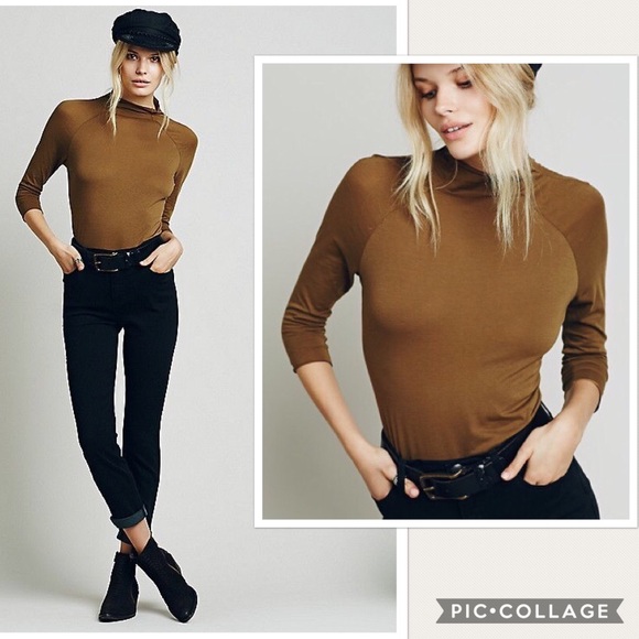 Free People Tops - NWT Free People Modern Mock Neck Top